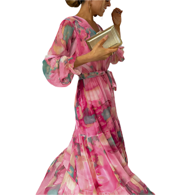 Eva – Watercolor Dream Maxi Dress