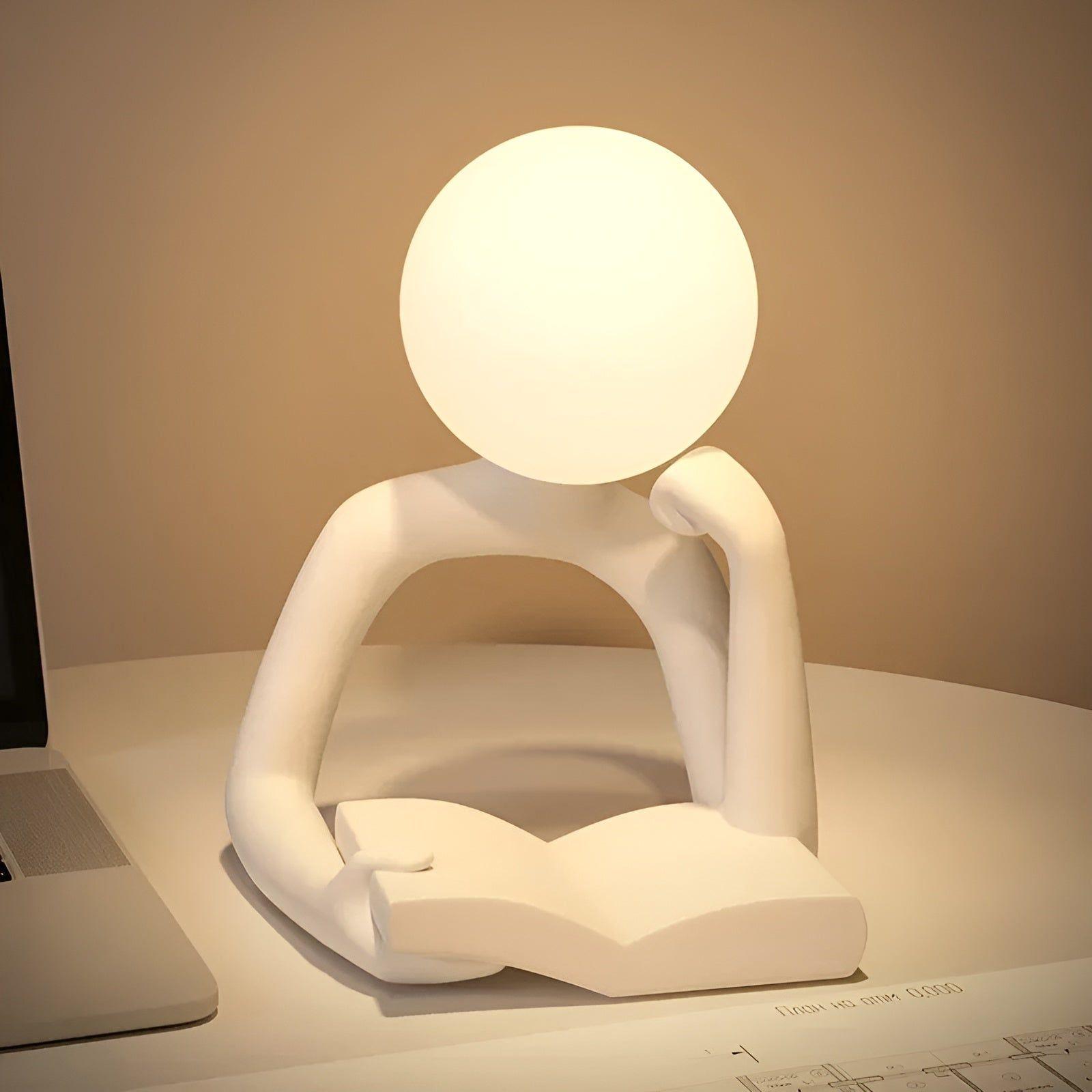 Ethereal Glow - Sculptural Luxury Lamp