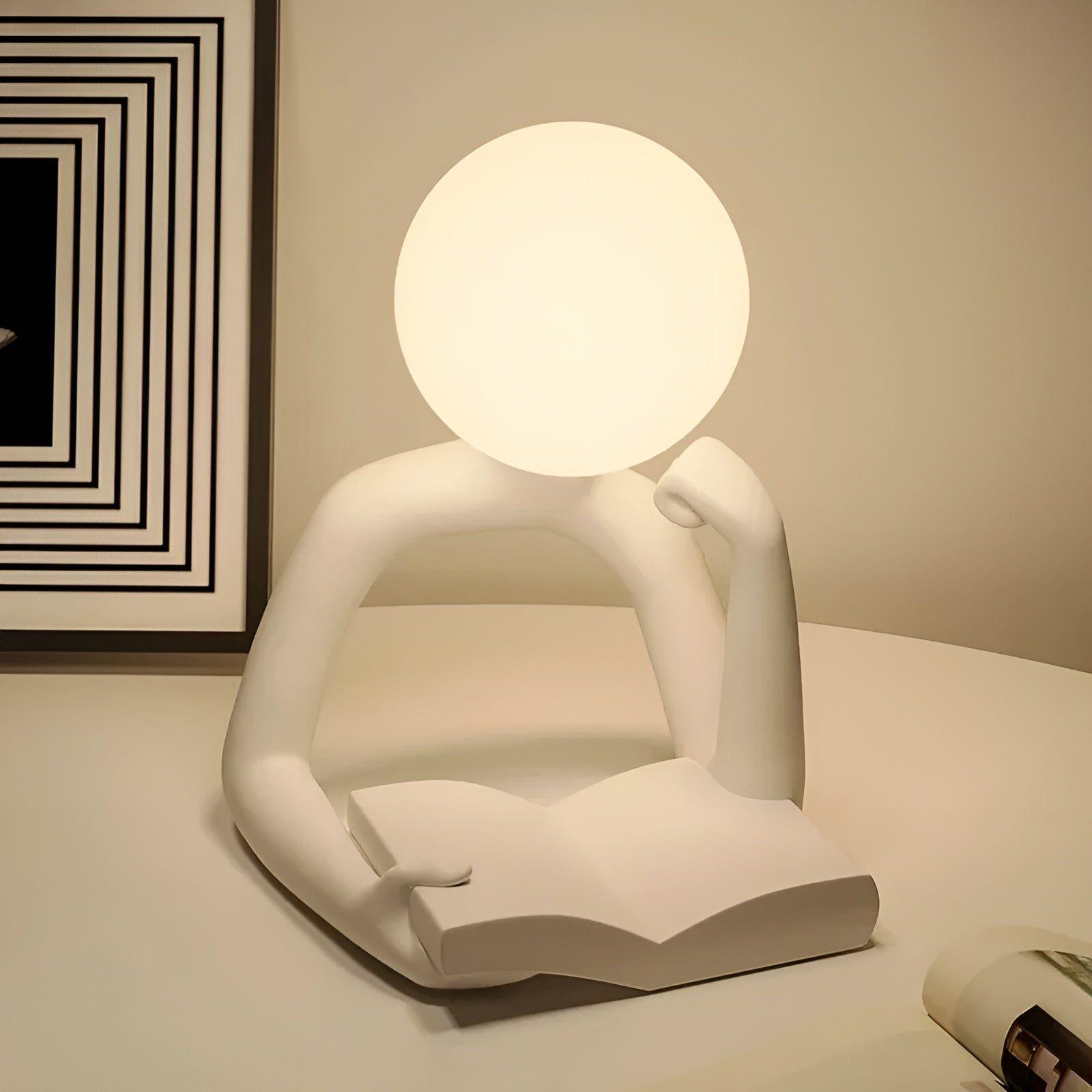 Ethereal Glow - Sculptural Luxury Lamp