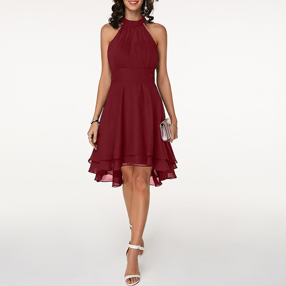 Alyssa – Short Ruffle Dress