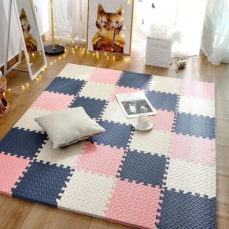 カラーポップ プレイマット – 鮮やかなフォーム素材のベビープレイマットパズル