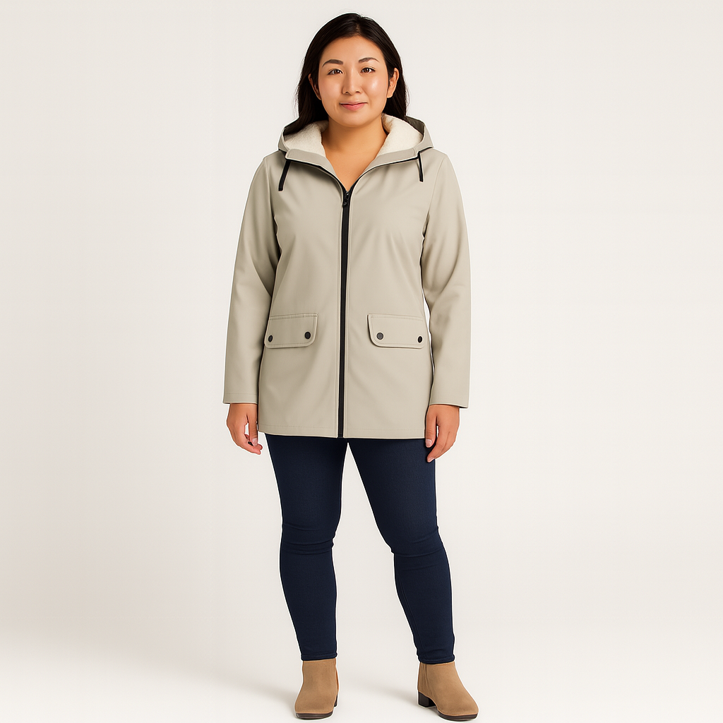 Shania | Hooded Waterproof Winter Trench Coat