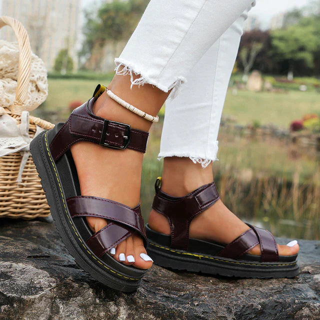 Aoki - Non-Slip Buckle Sandals