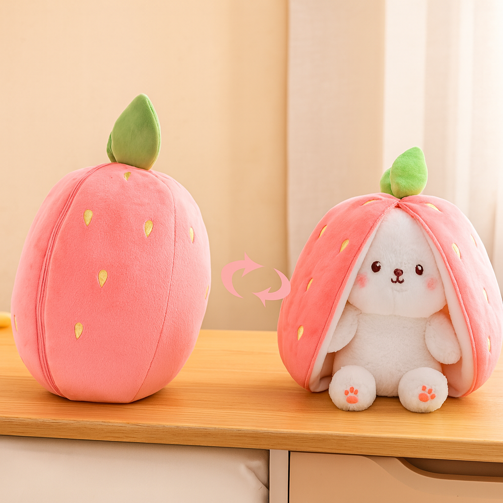 スナッグルバン | リバーシブルぬいぐるみウサギ