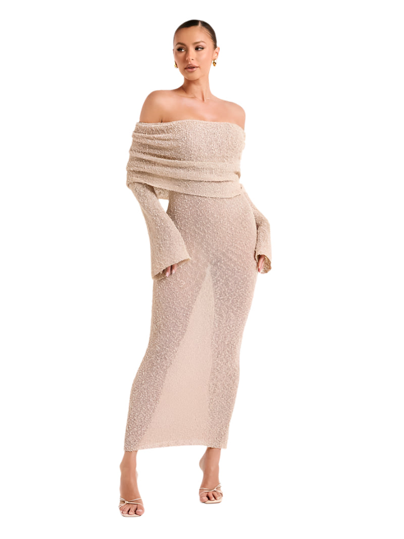 Sora - Long Sleeve Bodycon Beach Dress