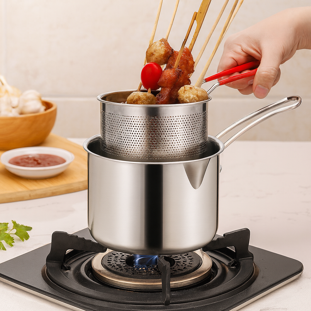 ソルバラ| IH・揚げ物調理用ステンレスフライパン