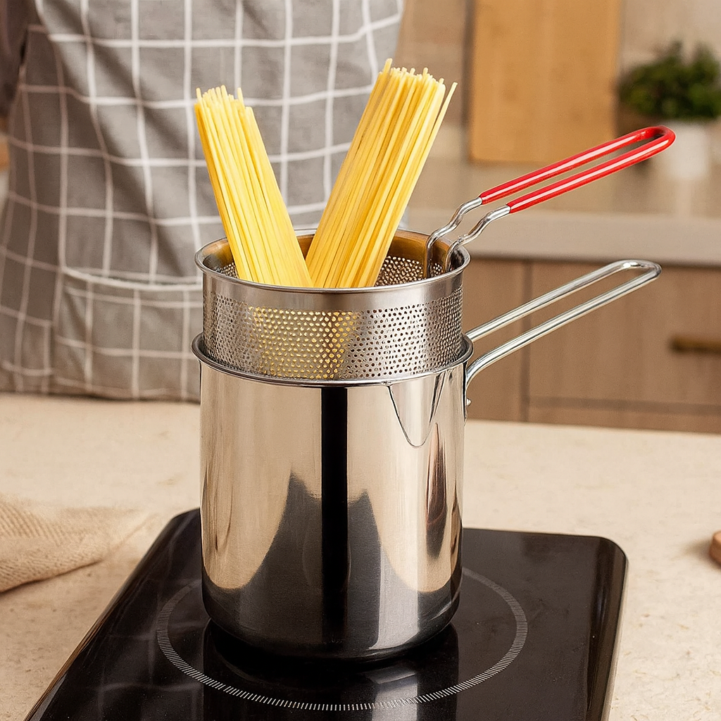 Solbara | Stainless steel frying pan for induction and deep frying