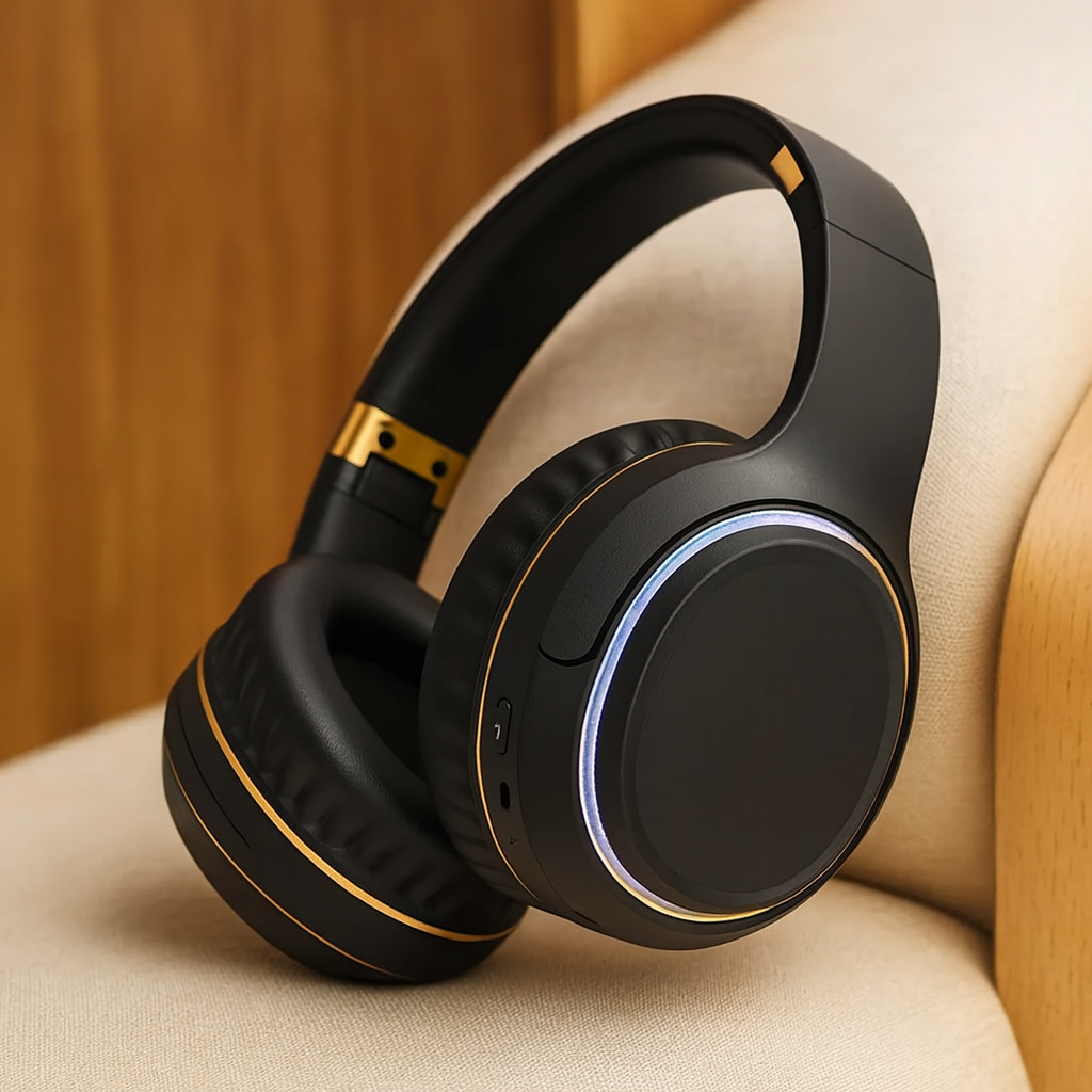 ソニックグロー | アンビエントライト付きワイヤレスヘッドホン