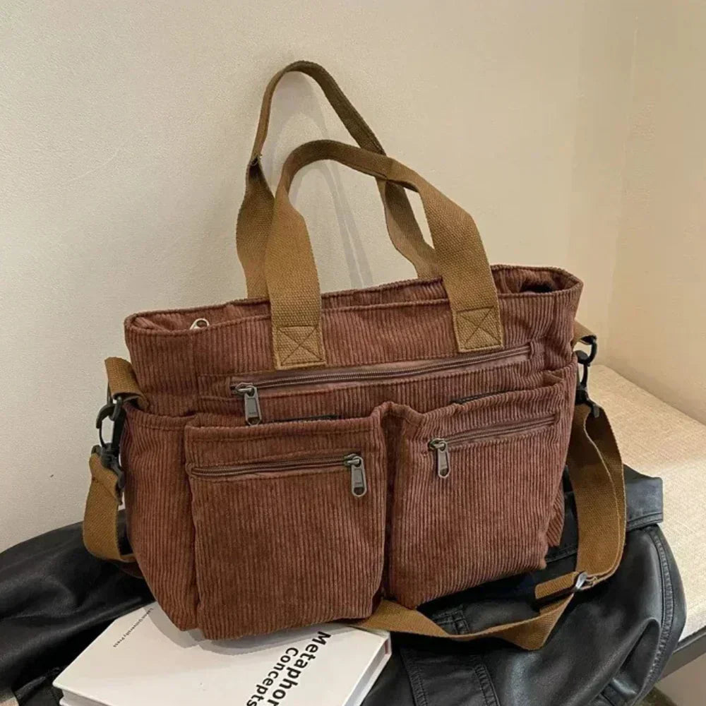 め組 - コーデュロイ・トートバッグ