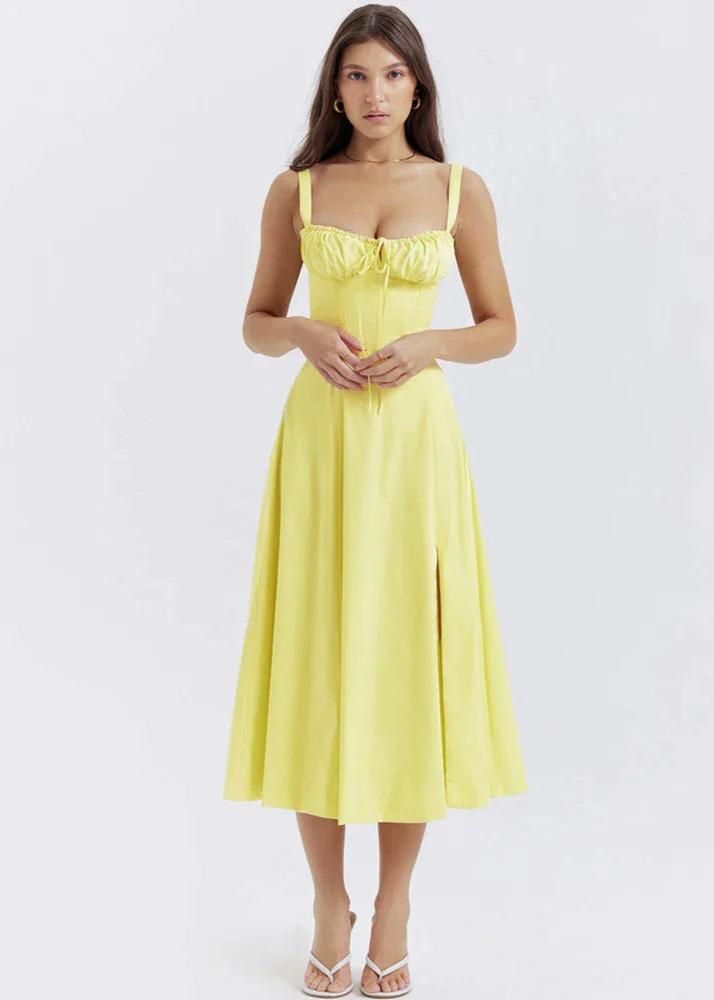 Doris – Lace spaghetti strap dress