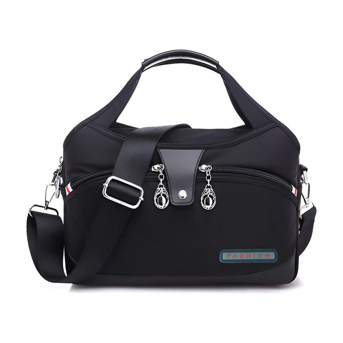 Versatile, waterproof crossbody bag with anti-theft features