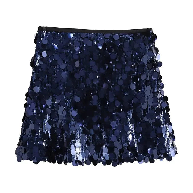 Laura - Glamour Mini Sequin Skirt