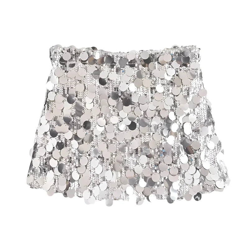Laura - Glamour Mini Sequin Skirt