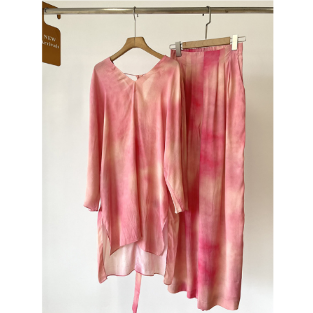 鷲見 - レディース Vネック・ルーズセット・ペア