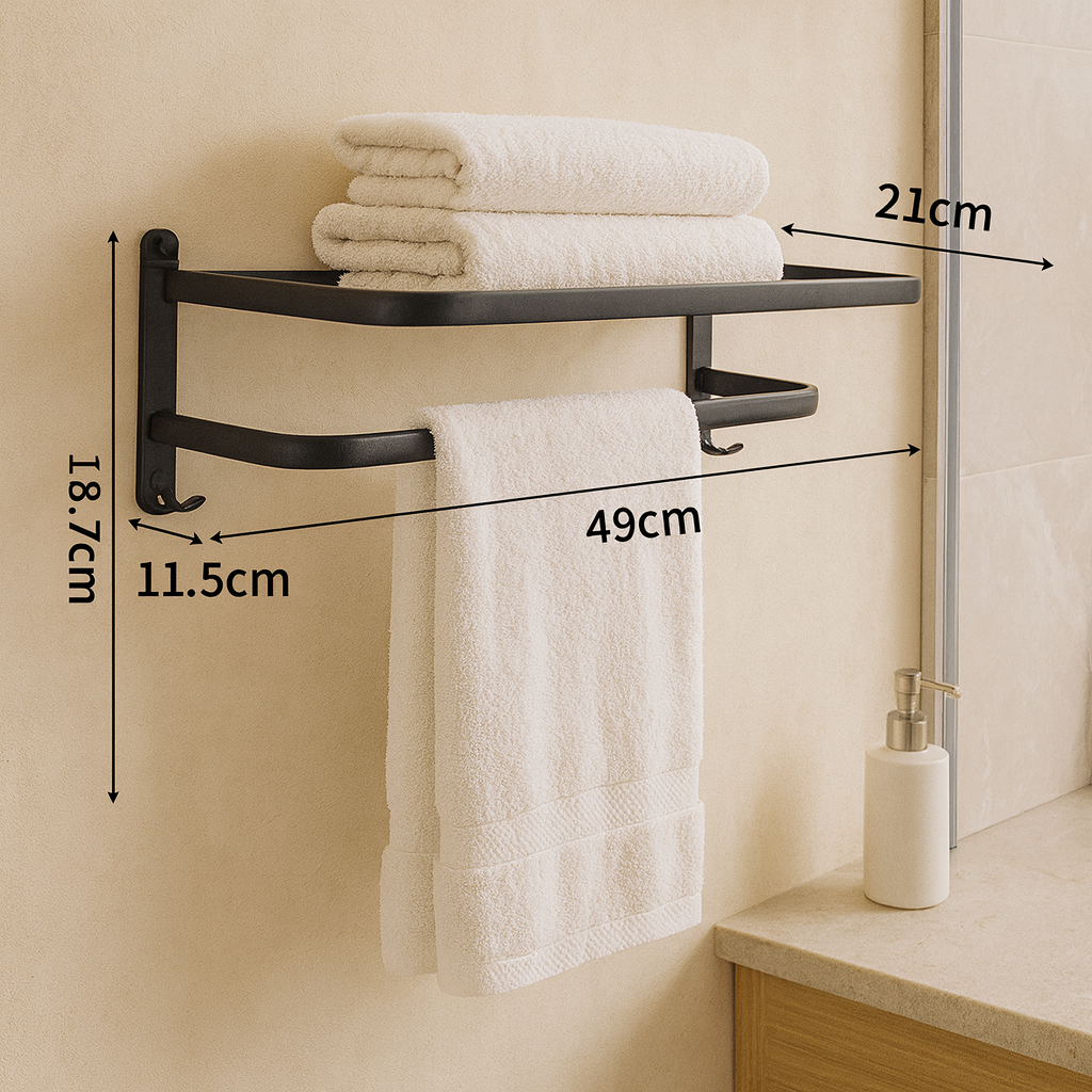 Velintra | Modern towel holder with hook
