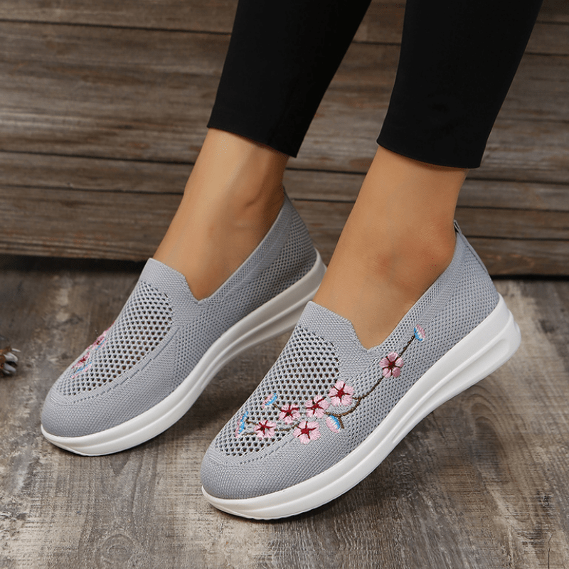 Esther - Stylish floral print shoes
