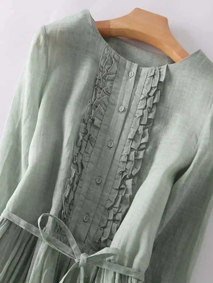 Amalie - Elegant Linen Dress