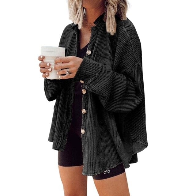 Catherine - Elegant Button-Down Velvet Jacket