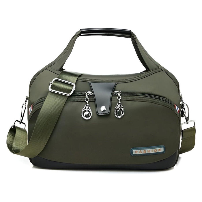 Versatile, waterproof crossbody bag with anti-theft features