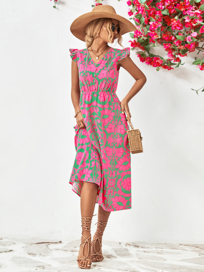 Kimora - Elegant Summer Midi Dress