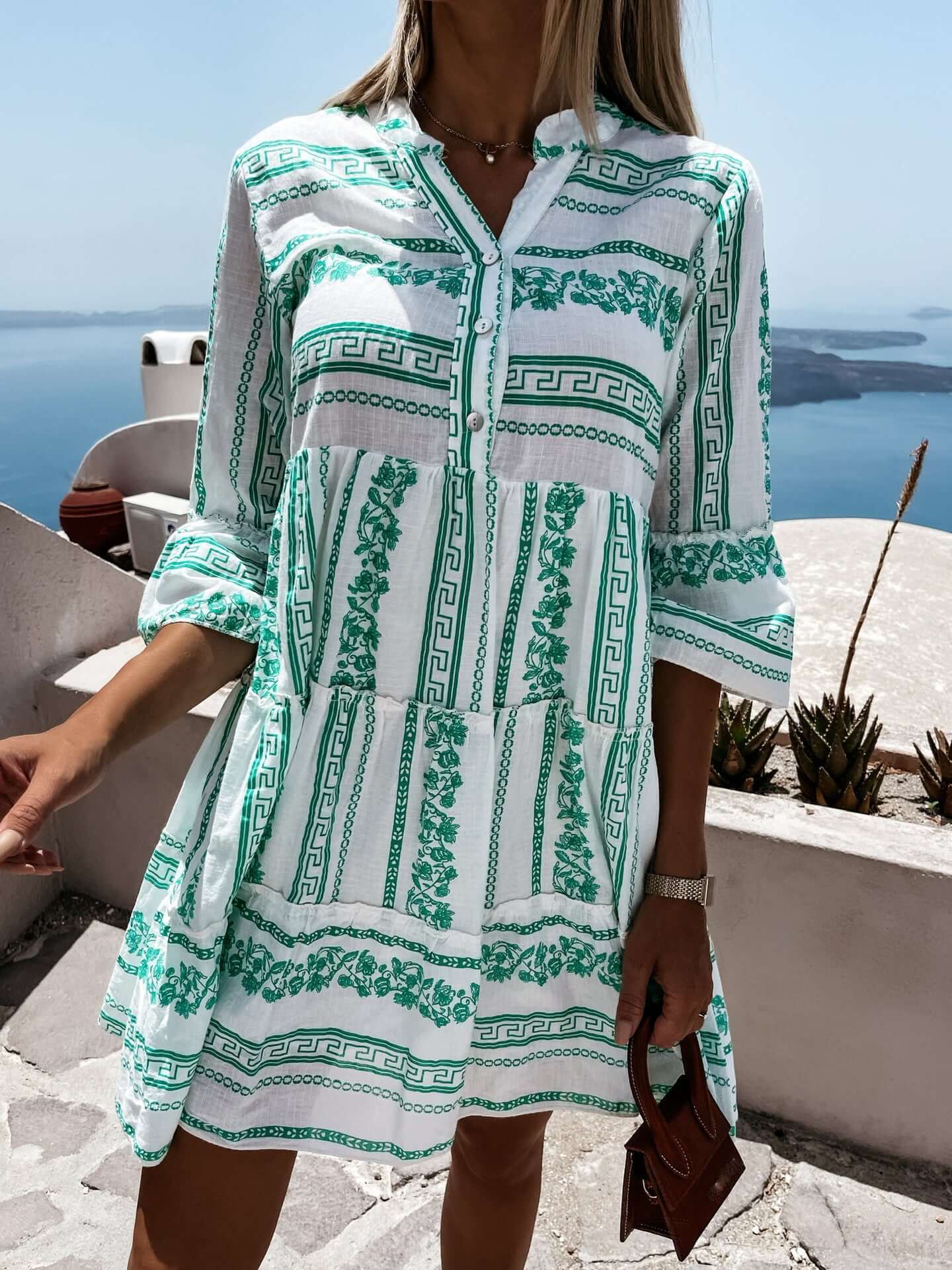 Leah - Ruffled Bohemian Summer Dress