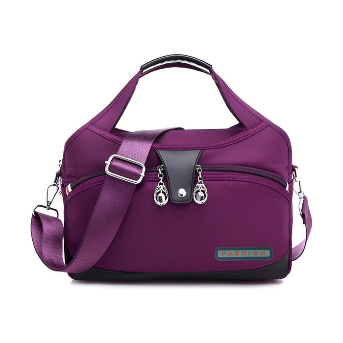 Versatile, waterproof crossbody bag with anti-theft features