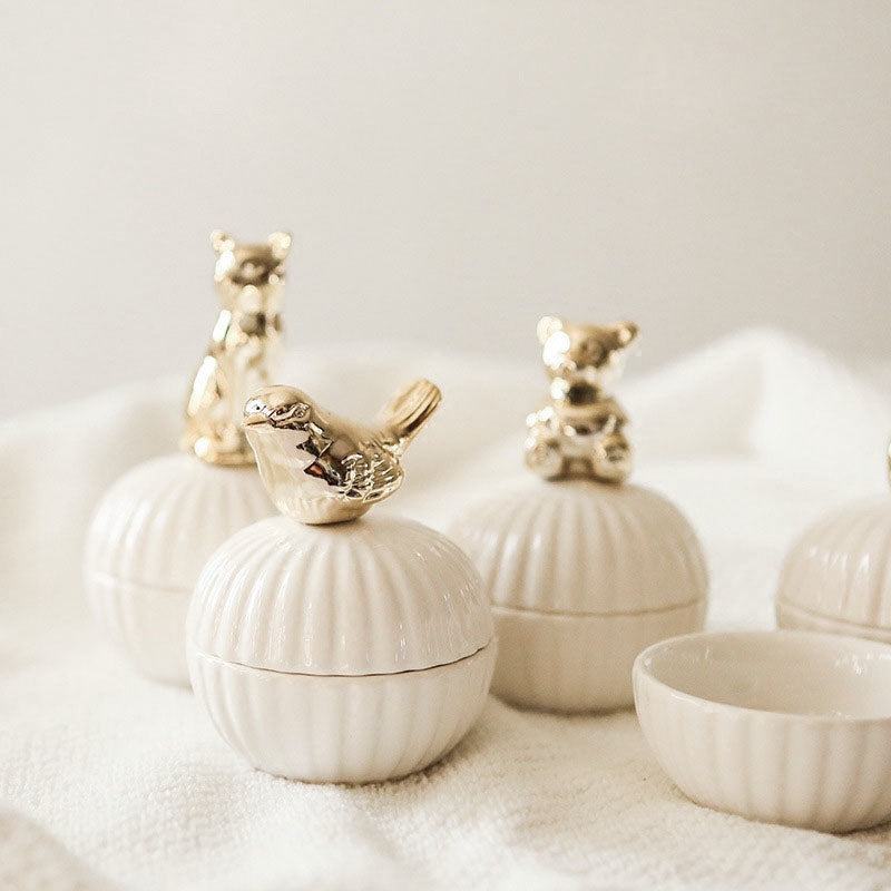 Jewelry Keeper - Animal Design Storage Jar