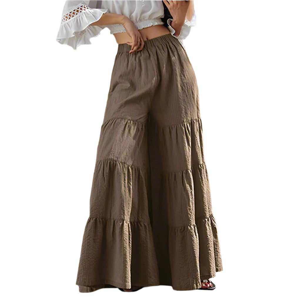 Heidi - Monochrome retro beach pants