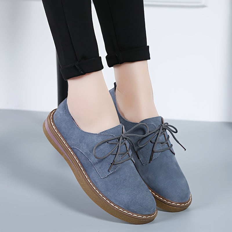 Yui - Suede lace-up ankle boots