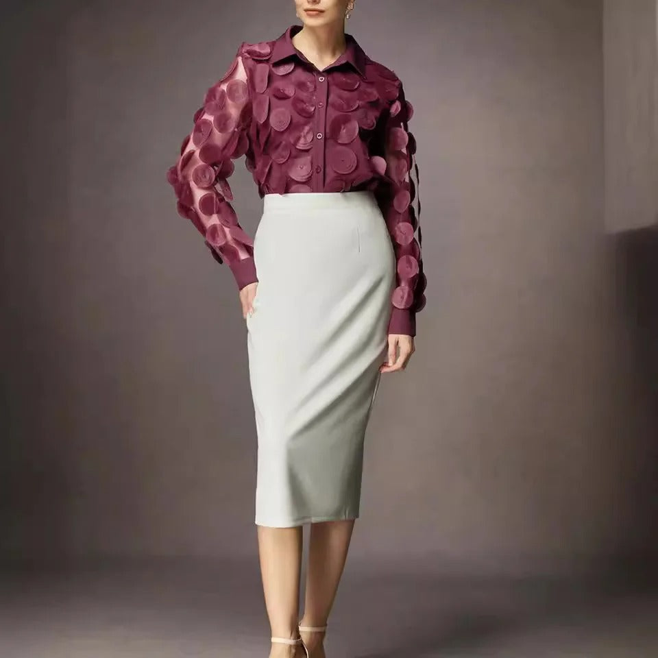 Melody - Elegant collared shirt