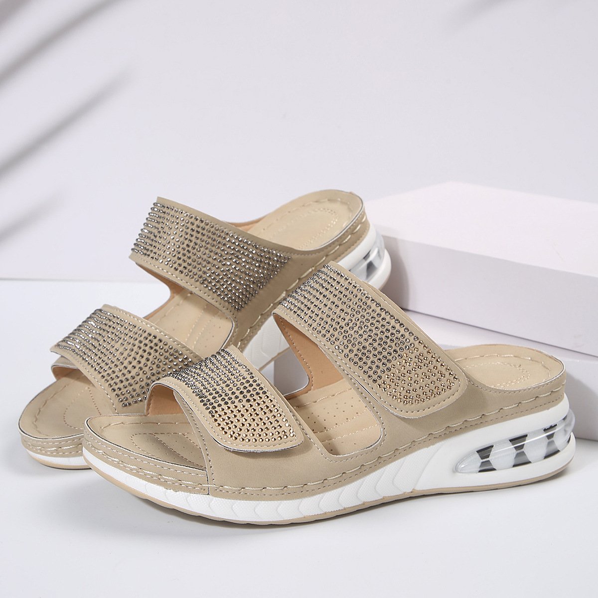 Niana - Air Cushion Wedge Sandals