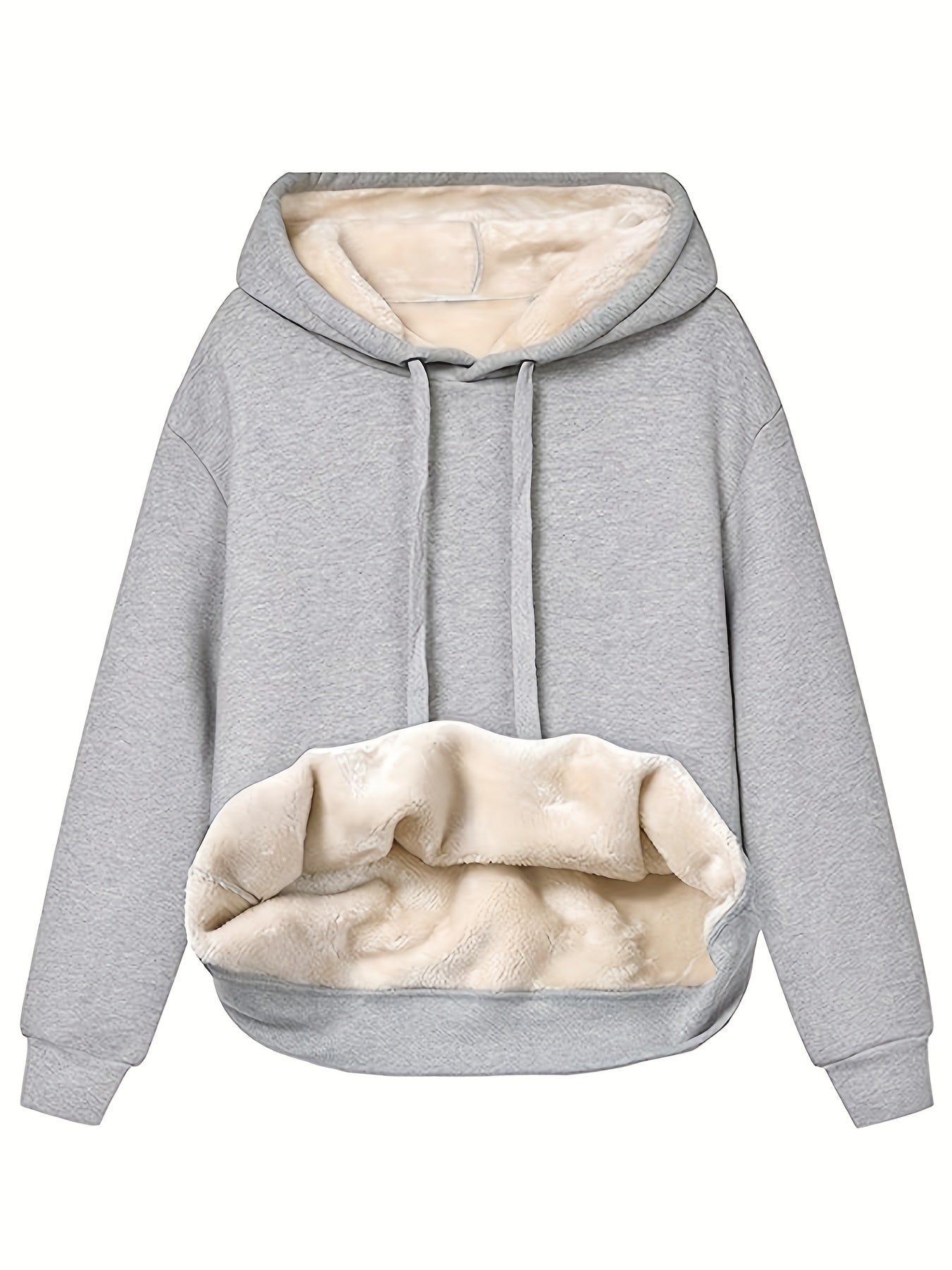 Mia - Stay warm and cozy in winter with this fleece hoodie