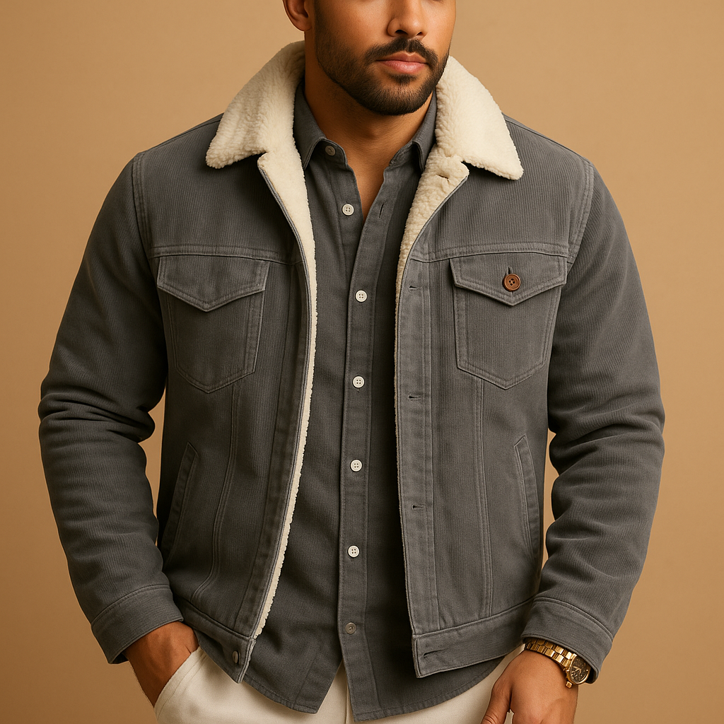 Modern Cut Corduroy Men's Jacket | Daan