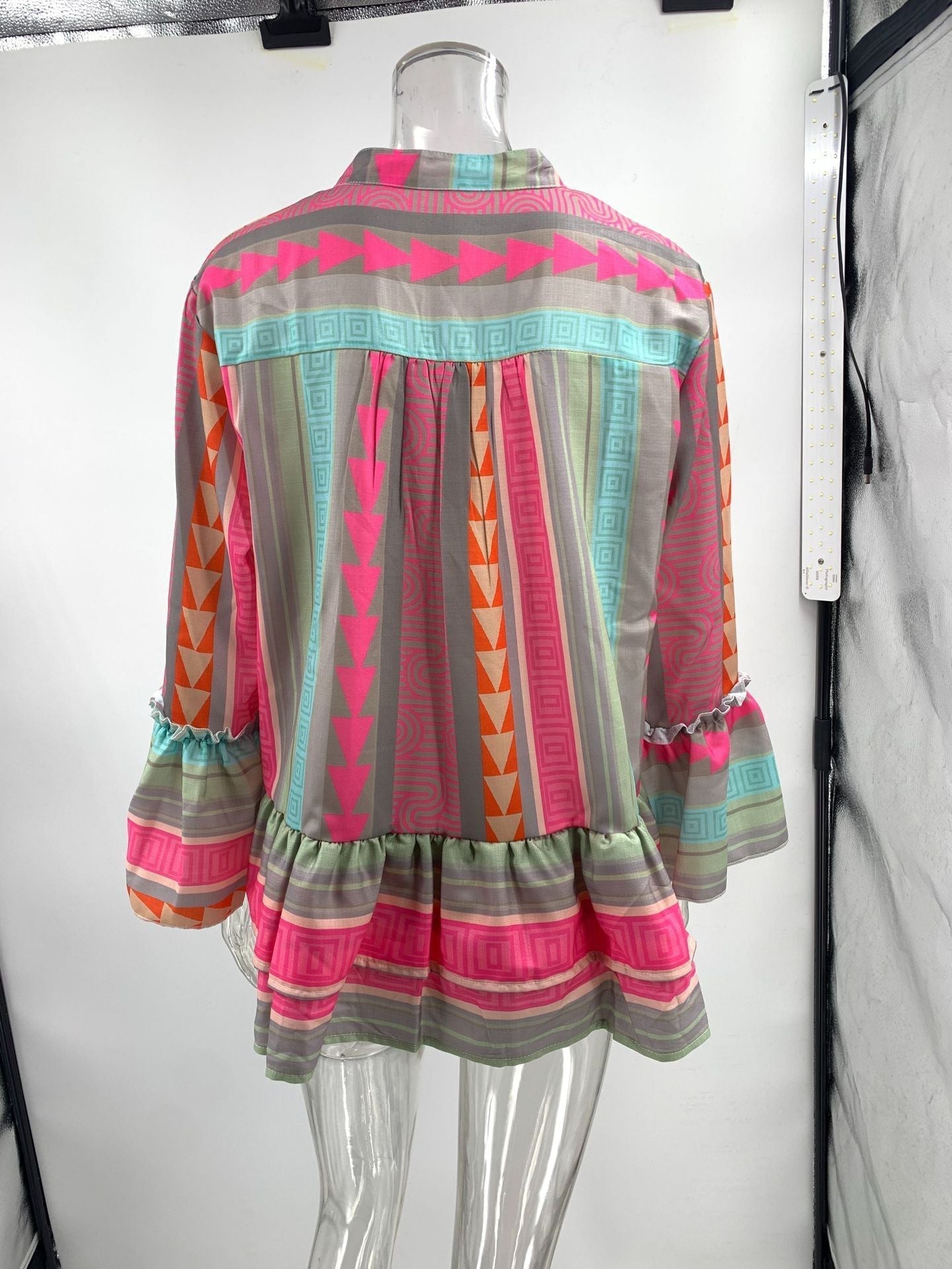 Fumika - Printed long sleeve top