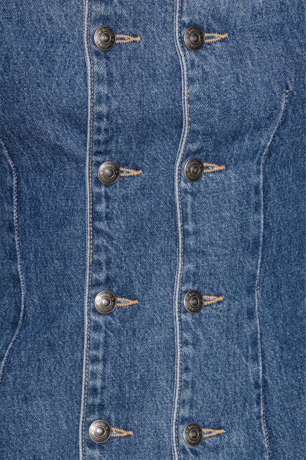 Daisy Denim Button Detail Dress