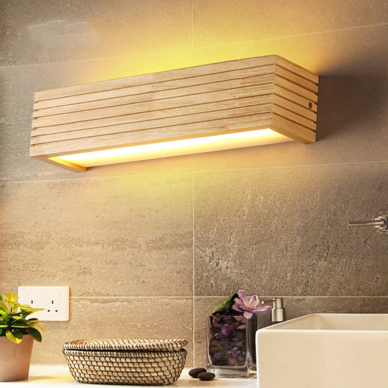 Wood Room – Warm wooden LED lighting