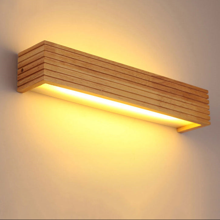 Wood Room – Warm wooden LED lighting