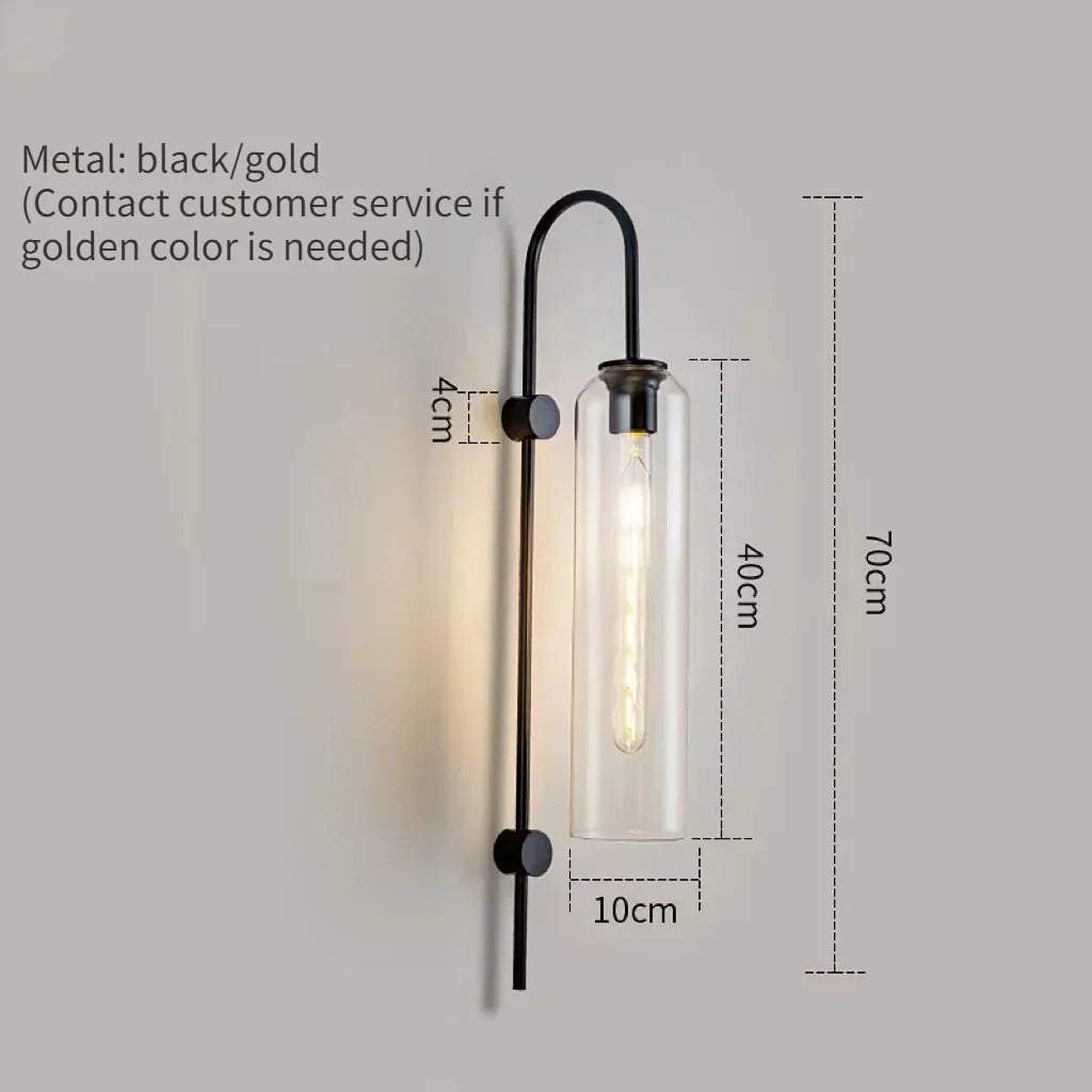 Clarity Wall - Modern Glass Wall Lamp