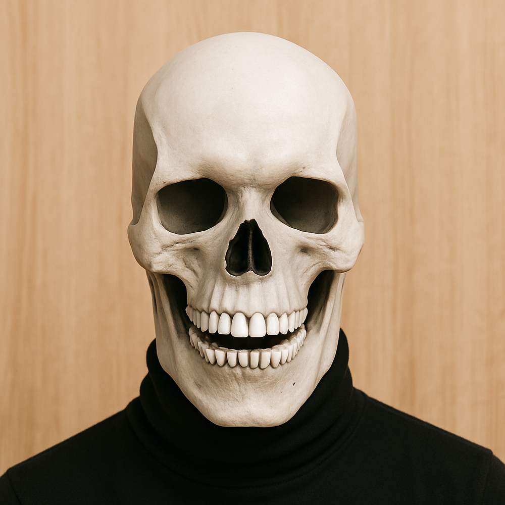 Bone Rain | Realistic Skull Mask with Moving Jaw