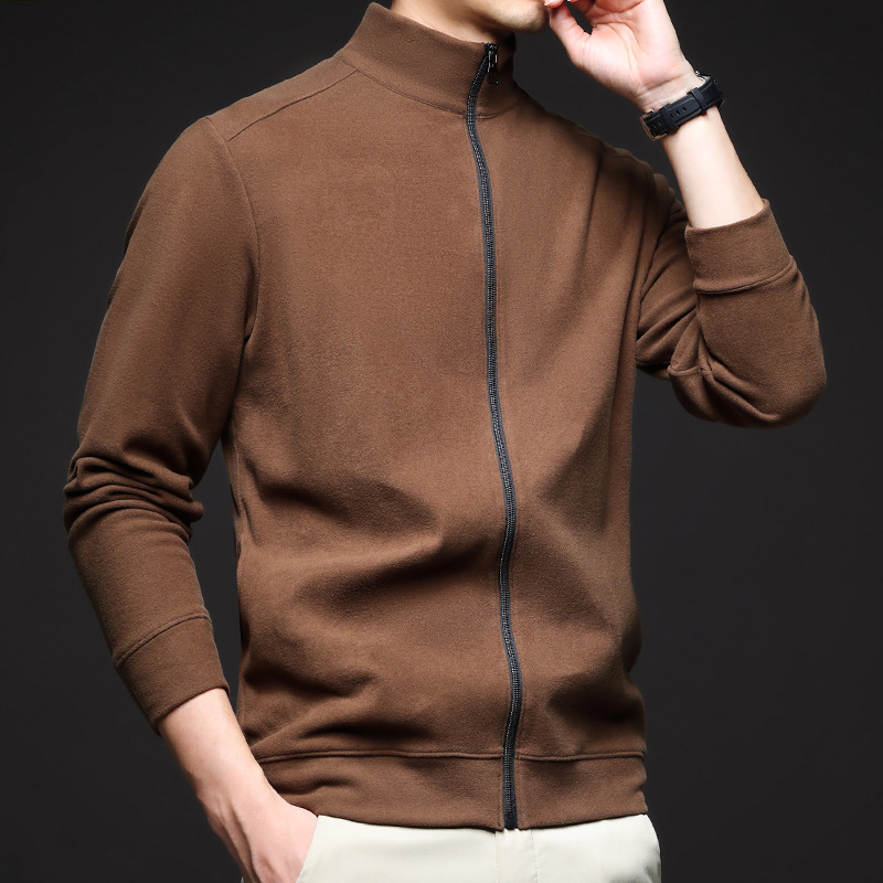 Men's lightweight stand-collar jacket