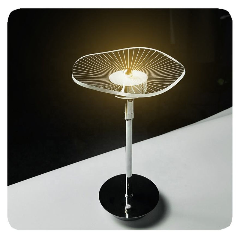 Modern LED table lamp with adjustable decor glow function