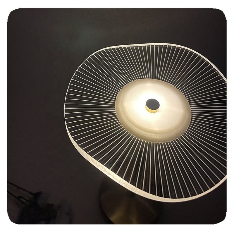 Modern LED table lamp with adjustable decor glow function