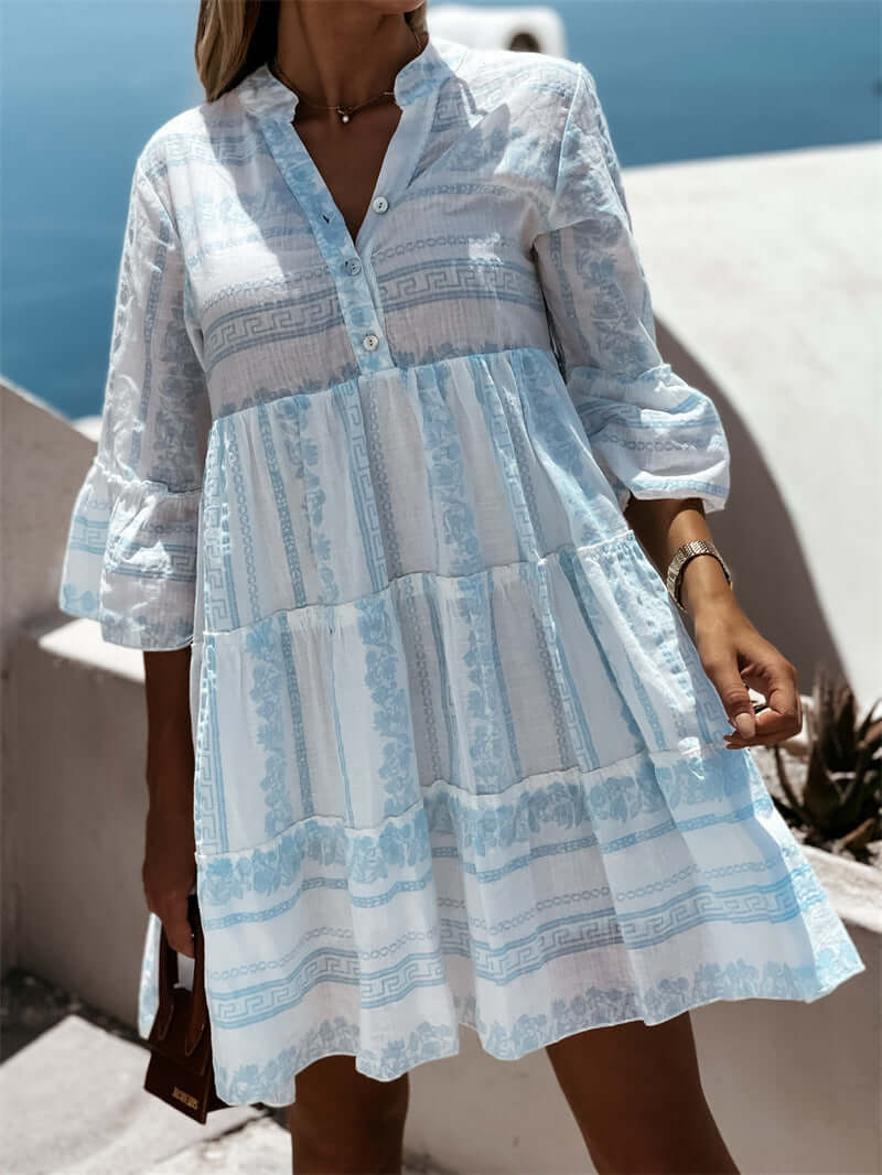 Leah - Ruffled Bohemian Summer Dress