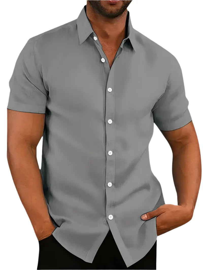Philip - Short Sleeve Button Down Shirt
