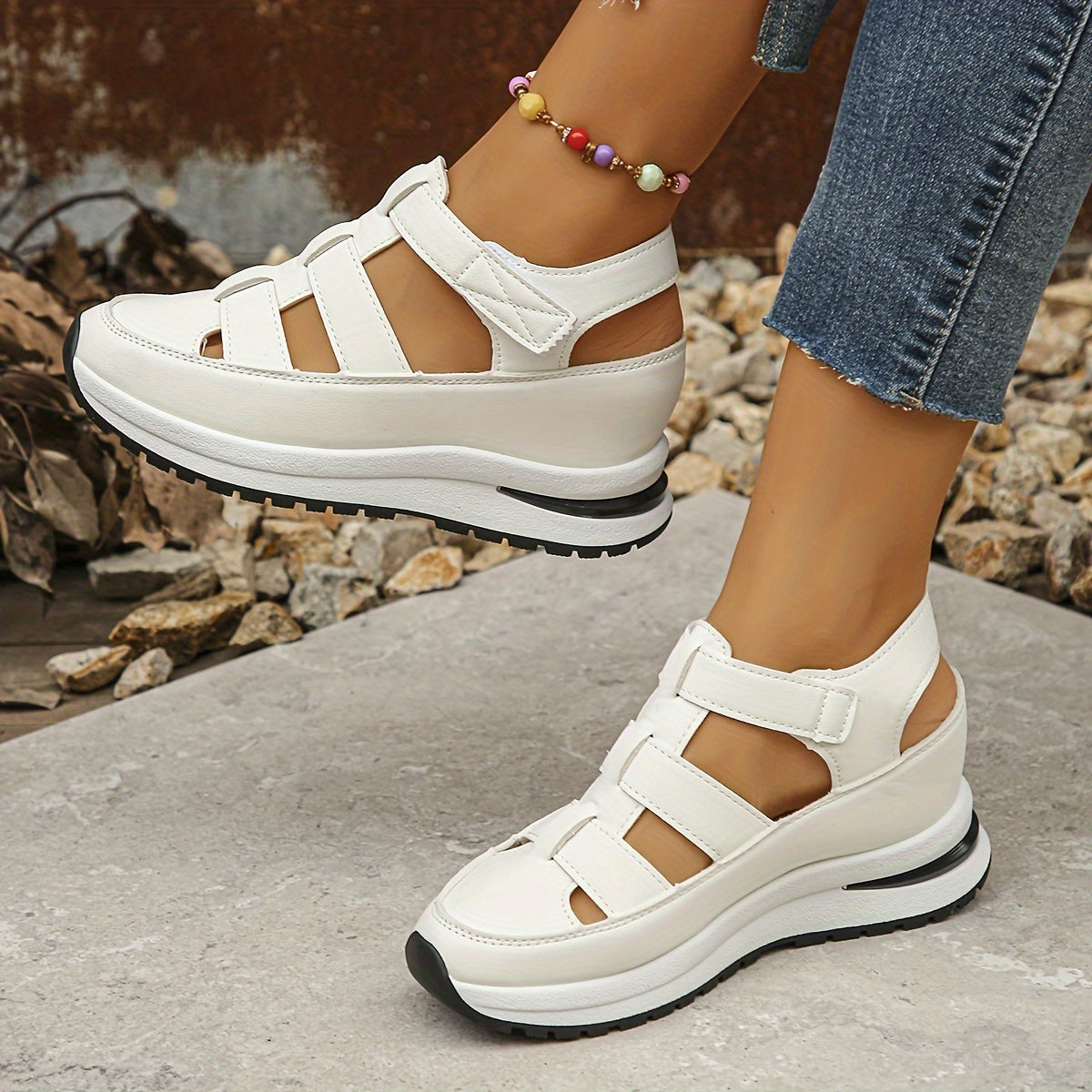 Isabella - Luxurious and Breathable Wedge Sandals