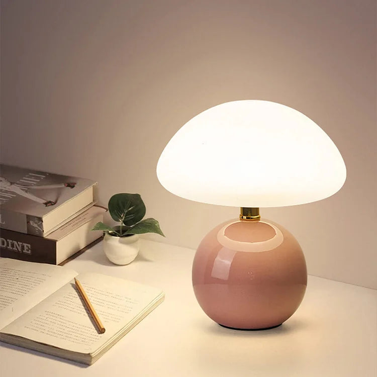 Mushy Glow Multicolored Mushroom Lamp