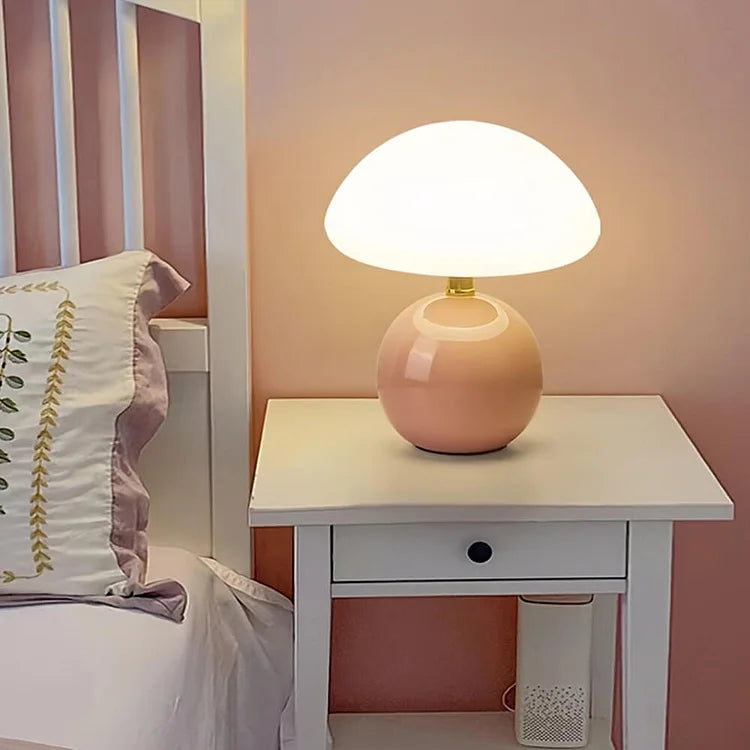 Mushy Glow Multicolored Mushroom Lamp