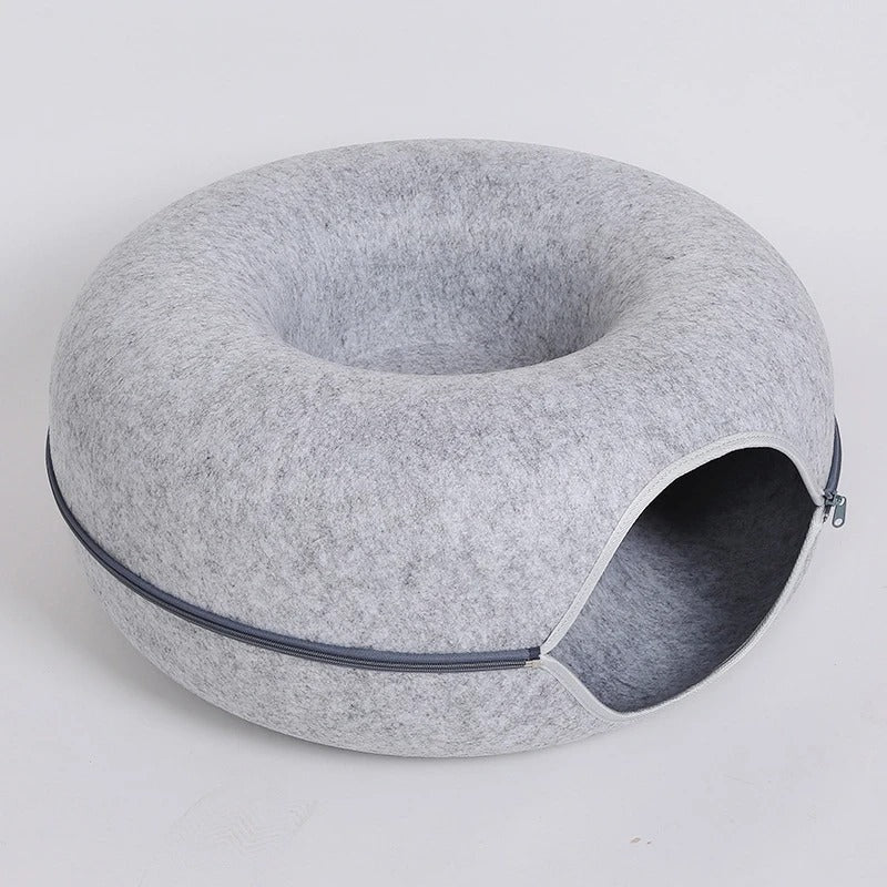 Cozy Nest - Comfortable Donut Tunnel Bed with Zipper
