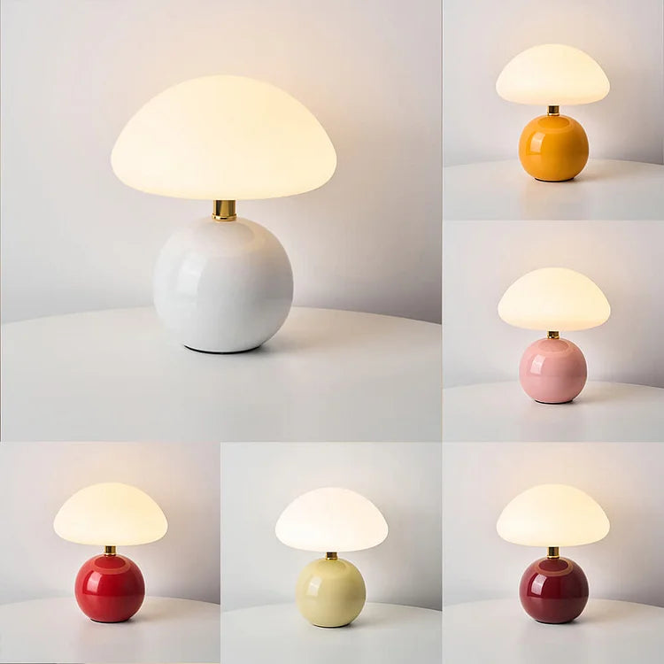 Mushy Glow Multicolored Mushroom Lamp