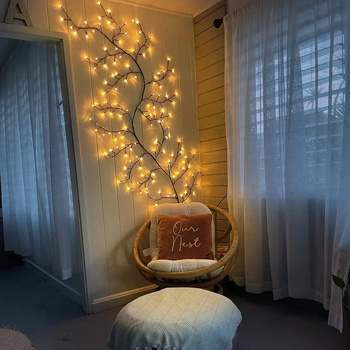 Twilight Wig - Unique flexible willow twig shaped light garland